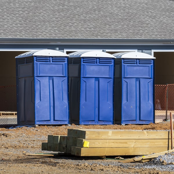 how many porta potties should i rent for my event in Bison